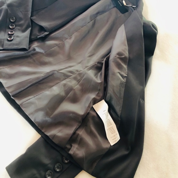 Anthropologie Maeva Grey charcoal blazer - Picture 5 of 8